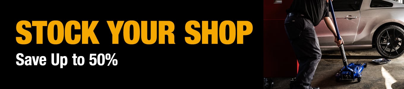 Stock Your Shop. Save Up to 50%.
